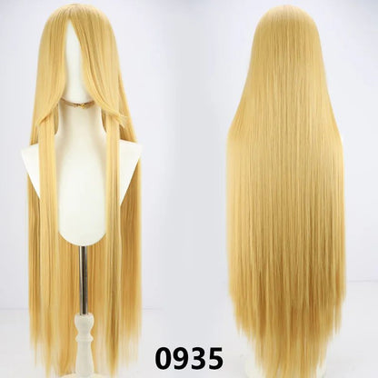 Perucas sintéticas de cabelo rosa com volume de ar, seda de cabelo macia de alta temperatura, cabelo a granel, peruca longa, cacheada, de ondas grandes, lisa, para Cosplay
