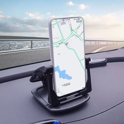 ??Car Mounted Panel Phone Holder - 360° Rotation Horizontal/Vertical Wheel GPS Support??