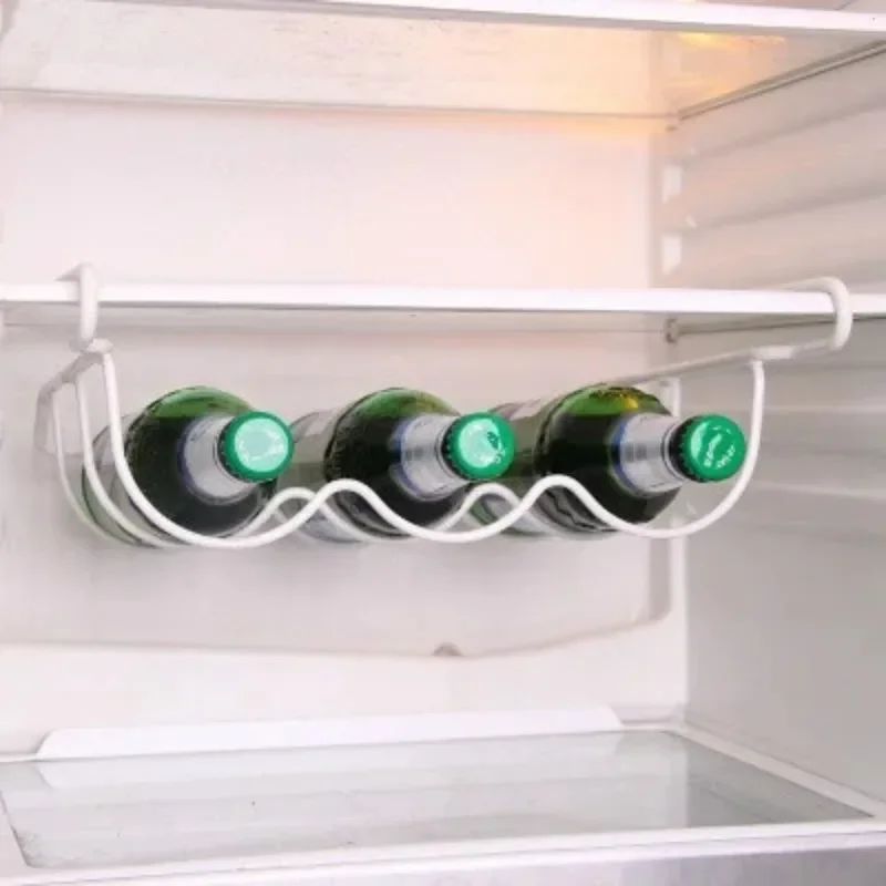 Suprimentos de Cozinha Organizador de Geladeira Rack Prateleira Interna Suporte para Garrafas de Cerveja Vinho Rack Acessórios Ferramentas de Armazenamento de Cozinha