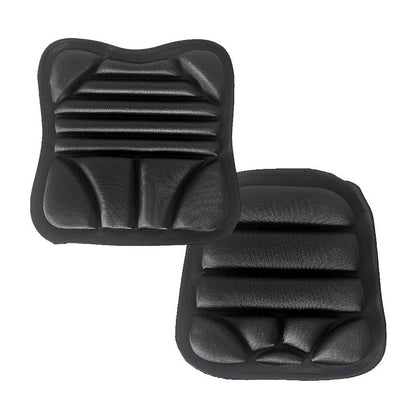 2 peças/conjunto de almofada de assento de motocicleta, almofada de assento de bicicleta para passageiro 3D, proteção de assento à prova d'água e com absorção de choque a ar