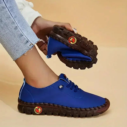 Women Sneakers 2025 New Designer Shoes Loafers Soft-soled Roman Breathable Outdoor Women Retro Big Size Single Shoes for Women