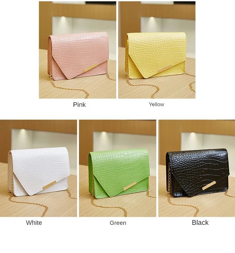 Mini Women's Shoulder Bag Luxury Brand Handbags for Women 2024 High Quality White Purse PU Hasp Messenger Bag Ladies Hand Bag