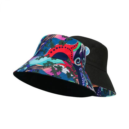 XL 60-63cm Big Head Reversible Bucket Hat Sun Protection Panama for Men Women Fisherman Cap Large Size for Travel Go Shopping