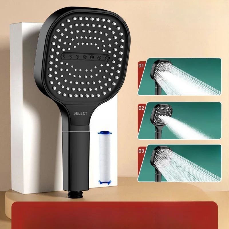 Xiaomi Novo Painel Grande 3 Modos Ajustáveis Chuveiro Doméstico de Alta Pressão com Massagem e Elemento Filtrante Acessórios para Banheiro