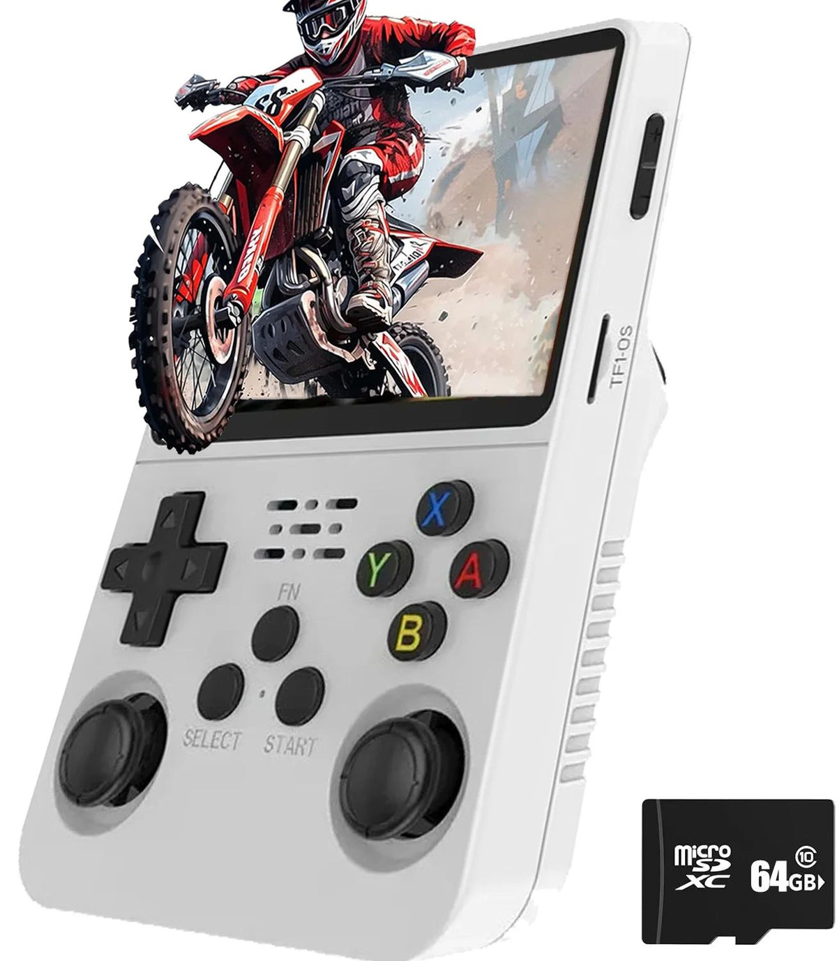 R36S Handheld Retro Game Console Classic ARKOS System 3.5 Inch Portable Video Gaming Console with Single Card for Kids Gift