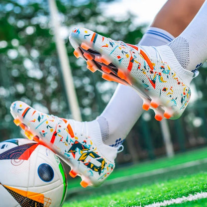 TF/AG Men Football Boots Society Cleats Soccer Shoes Boys Professional Football Field Boots Indoor Fast Non Slip Sneakers Match