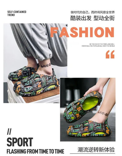 Clogs Men Waterproof Non-Slip Home Winter Warm Men Slippers Non-slips Ladies Soft Slippers Memory Foam Couples Shoes