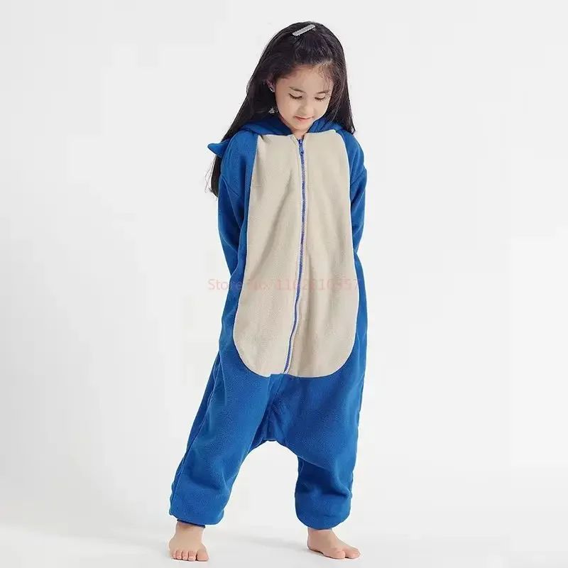 Girls Boys Cartoon Sleepwear Kids Children Cute Sonic Onesies Animal Flannel Pajamas For Christmas Halloween Party