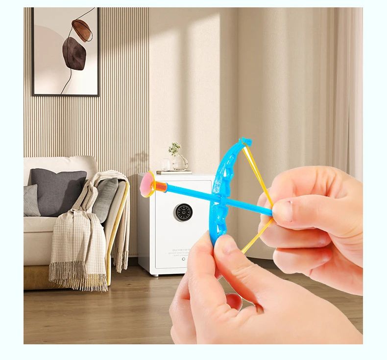 12/24/36Pcs Mini Shooting Small Bow and Arrow Outdoor Game Birthday Party Outdoor Sports Party Kindergarten Carnival jhh