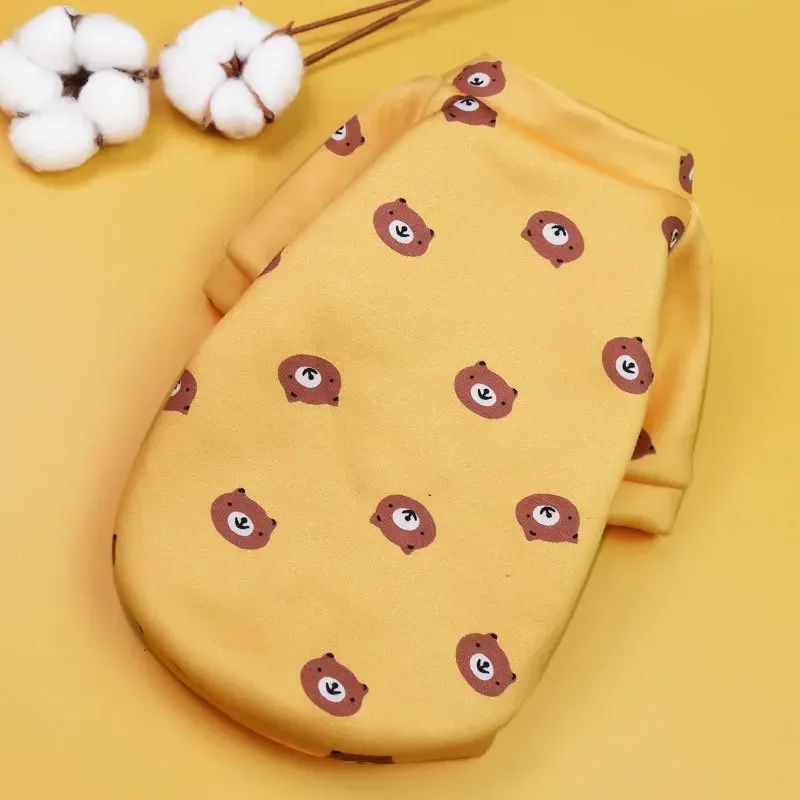 Casaco com capuz para cães pequenos, roupas quentes de inverno para animais de estimação para Bulldog Chihuahua Shih Tzu Moletom para Cães e Gatos