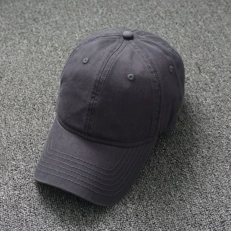 Big Size Baseball Cap Man Large Head Sold Color  Soft Cotton Plus  Sport Snapback Cap Lady Large Sun Caps 56-60CM 60-65CM