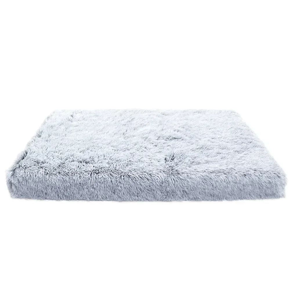 Cama para Cachorro Super Macia de Pelúcia Camas para Gatos para Cães Pequenos Médios Grandes Removível para Limpeza Almofada para Filhotes Cama para Cães Calmante Tapete para Animais de Estimação