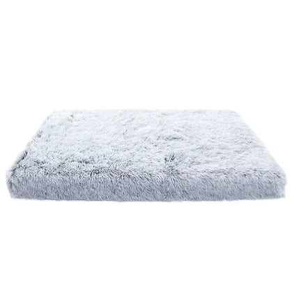 Cama para Cachorro Super Macia de Pelúcia Camas para Gatos para Cães Pequenos Médios Grandes Removível para Limpeza Almofada para Filhotes Cama para Cães Calmante Tapete para Animais de Estimação