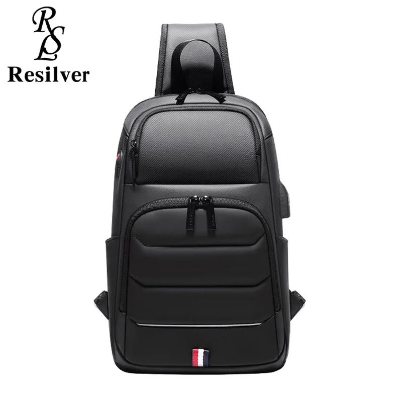 Designer Crossbody Bags for Fashion Shoulder Bags USB Charging Messenger Sling Bag Chest Bag Oxford Single Shoulder Strap Pack