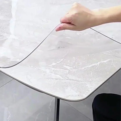 Clear Table ProtectorPlastic Table Cover Protector, Desk Protector Mat, Desk Pad Waterproof PVC   cover table