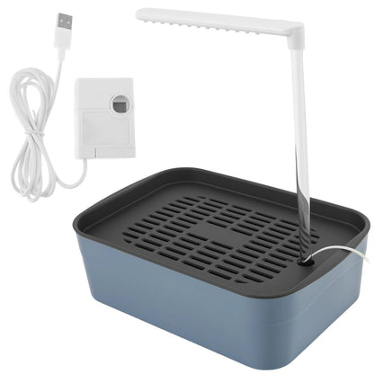 Banheira de Pássaros Automática U para Papagaios, Banheira de Água Circulante, Banheira Elétrica USB para Periquitos, Chuveiro, Suprimentos para Pássaros