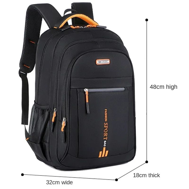 Mochilas Masculinas Oxford À Prova D'Água Mochila Para Notebook Bolsa Executiva Casual Viagem Mochila Escolar Para Ensino Médio