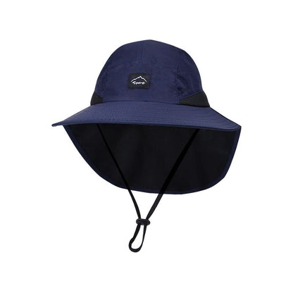 Summer MEN Shawl Fisherman Hat Quick Drying Breathable Sunshade Hat Outdoor Sun Protection Fishing Hat