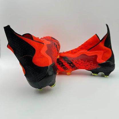 New Men Football Field Boots Professional Original Soccer Shoes Resistant Unisex Comfortable Ankle Cleats Football Shoes Outdoor