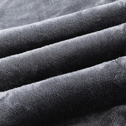 Winter New Thickened Warm Men's Corduroy Cargo Pants Fleece Loose Streetwear Joggers Harem Pants Sweatpants Male Trousers Black