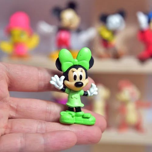Disney Steamboat Willie Mickey Mouse Anime Figure Model Toys Cake Desktop Decoration Collectible Dolls Toys Gifts for Children