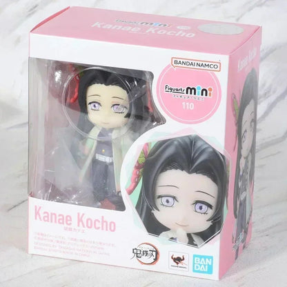 Em estoque Bandai Figuarts 100% original mini Demon Slayer Shinobu Kocho & Kamado Tanjirou Uzui Tengen Nezuko Anime Figure Toys WY