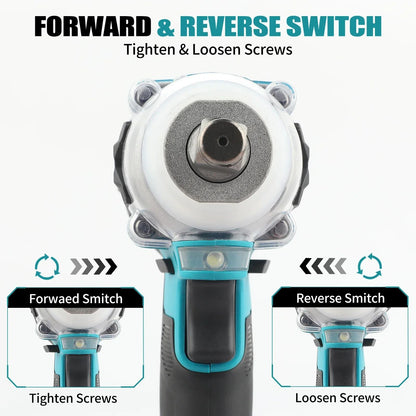 Makita DTW300 + DGA404 Combo: Chave de Impacto 18V (580Nm, 3800RPM), Esmerilhadeira Angular (680W, Disco 125mm) - Kit de Ferramentas Multiuso para Reparos