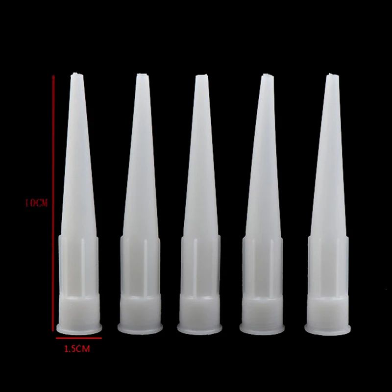 20 Peças Bicos Universais para Pistola de Calafetar Bicos de Plástico para Cola de Vidro Pontas de Calafetagem de Silicone para Vedante Boca Ferramentas de Construção Doméstica