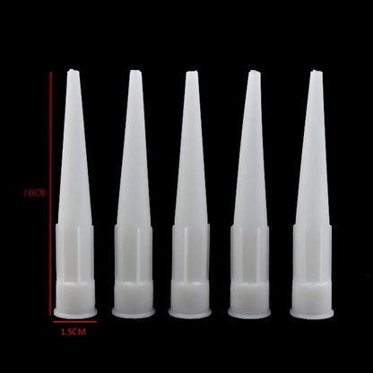 20 Peças Bicos Universais para Pistola de Calafetar Bicos de Plástico para Cola de Vidro Pontas de Calafetagem de Silicone para Vedante Boca Ferramentas de Construção Doméstica