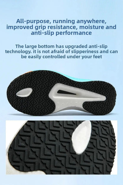 Unisex 2025 Full Carbon Plate Running Shoes Professional Marathon Racing Lightweight Bounce Cushion Breathable Sports Sneakers