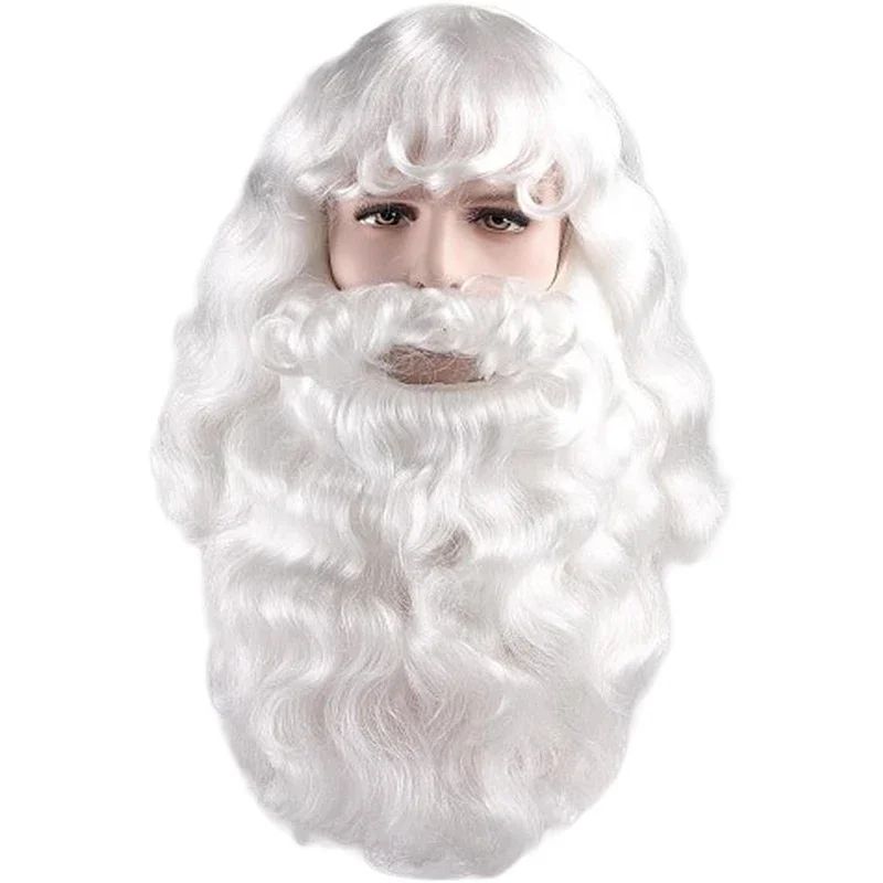 2025 New Greek Mythology God King a Thick White Beard of The Sea Halloween Costume Poseidon Costume for Boys