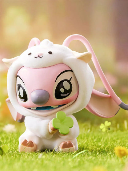 MINISO Disney Stitch Animals Party Series Blind Box – Última Estatueta, Decoração de Figura Surpresa, Sacola Surpresa, Presente de Aniversário
