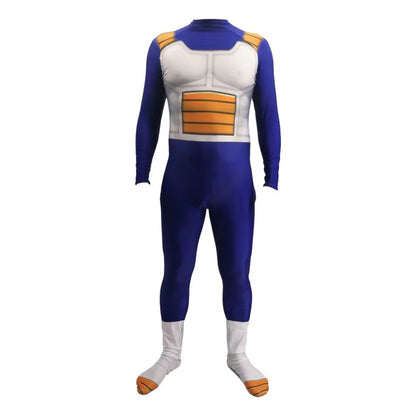 Men's Vegeta TRUNKS Kids Adult Cosplay Costume Super Saiyan Boys Youth GOKU Torankusu Halloween Jumpsuit Bodysuit Party Dress Up
