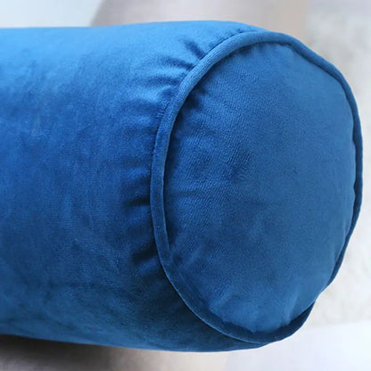 1PC Removable Cylindrical Soft Long Pillow Neck Bolster Pillow Roll Headrest Corduroy Comfortable Pillow Case Cushion with Cover
