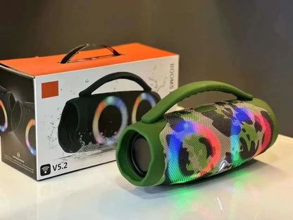 Portable Waterproof 100W High Power Bluetooth Speaker RGB Colorful Light Wireless Subwoofer 360 Stereo Surround TWS FM Boom Box
