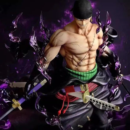 Em estoque 25cm Anime One Piece Zoro Figuras Pintura do Céu Roronoa Zoro Action Figures PVC Modelo Coleção Brinquedos Presentes de Aniversário