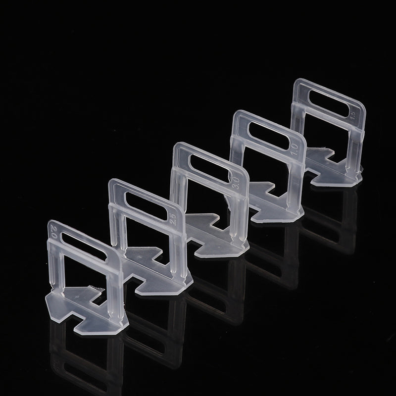 100PÇS Kit Clip Nivelador de Revestimento de 1-3MM Ferramentas de Construção Para Assentamento de Revestimentos Nivelador Decoração de Casa