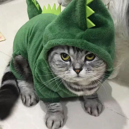 Fantasia de Cosplay de Coral Fleece para Pet Roupas para Cães Pequenos Filhotes Gatos Fantasia de Chihuahua Yorkshire Casaco