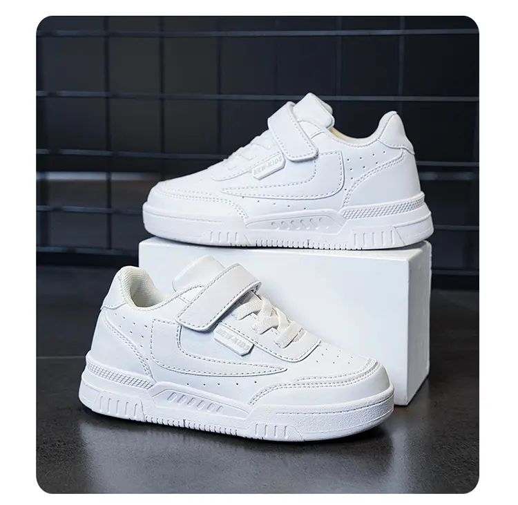 Spring and Autumn Running Sneakers for Kids Non-slip Shoes for Boys Sneakers Leather Kids Tennis Hugh Fashion Mesh Kids Shoes