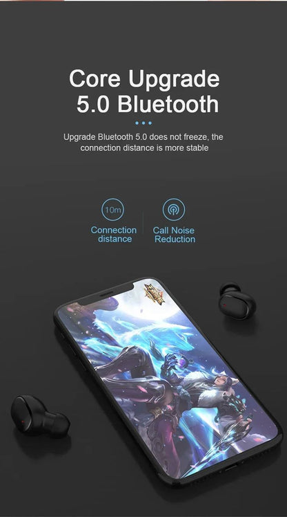 Original A6S TWS Headset Wireless Earphones Bluetooth Headphones Sport Stereo Fone Bluetooth Earbuds