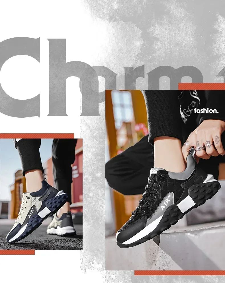 2025 New Men's Casual Shoes Men's Shoes Platform Men's Sneakers Plus Size 43 44 Popular Sapatos Masculine Shoes