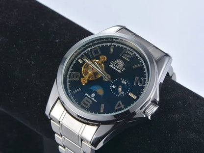 Orient Watches Alta Qualidade AAA Relógio Novo Top Relógio Masculino Luxo Multi-Funções Todo em Aço Automático Mecânico Turbilhão