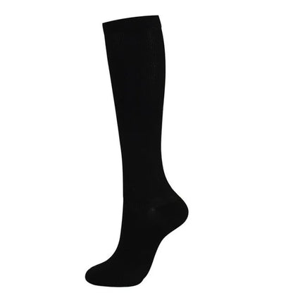 Varicose Veins Compression Socks Fit For Golf Rugby Hiking Sports For Anti Fatigue Driving Travel Flight Black Women Men Socks