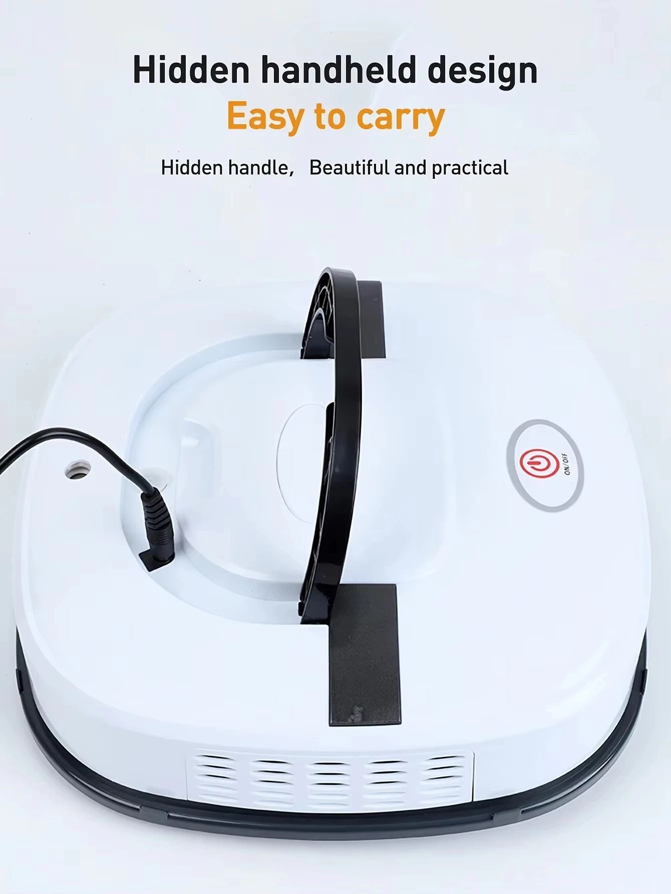 Smart Robot Vacuum & Mop Combo, Self-Charging, USB Rechargeable, Pet Hair Removal,Anti-Crash,Quiet Cleaning for Home & Apartment