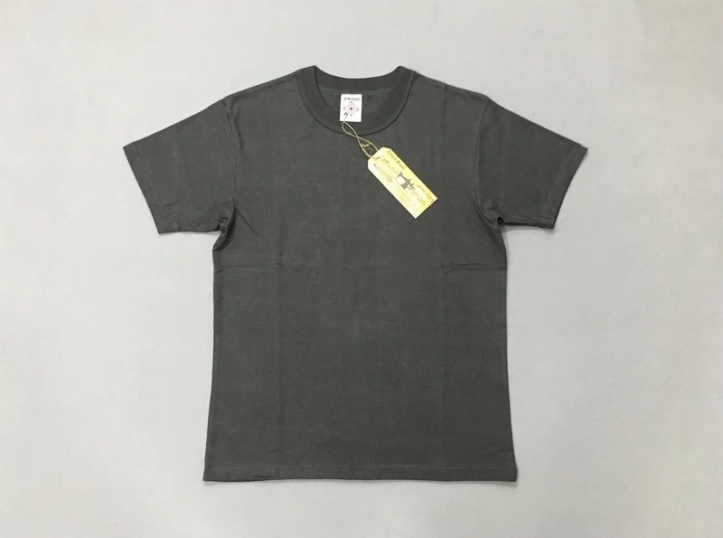 BOB DONG 300gr Basic Tee Shirts Summer Heavyweight Cotton Men's Plain T-Shirts