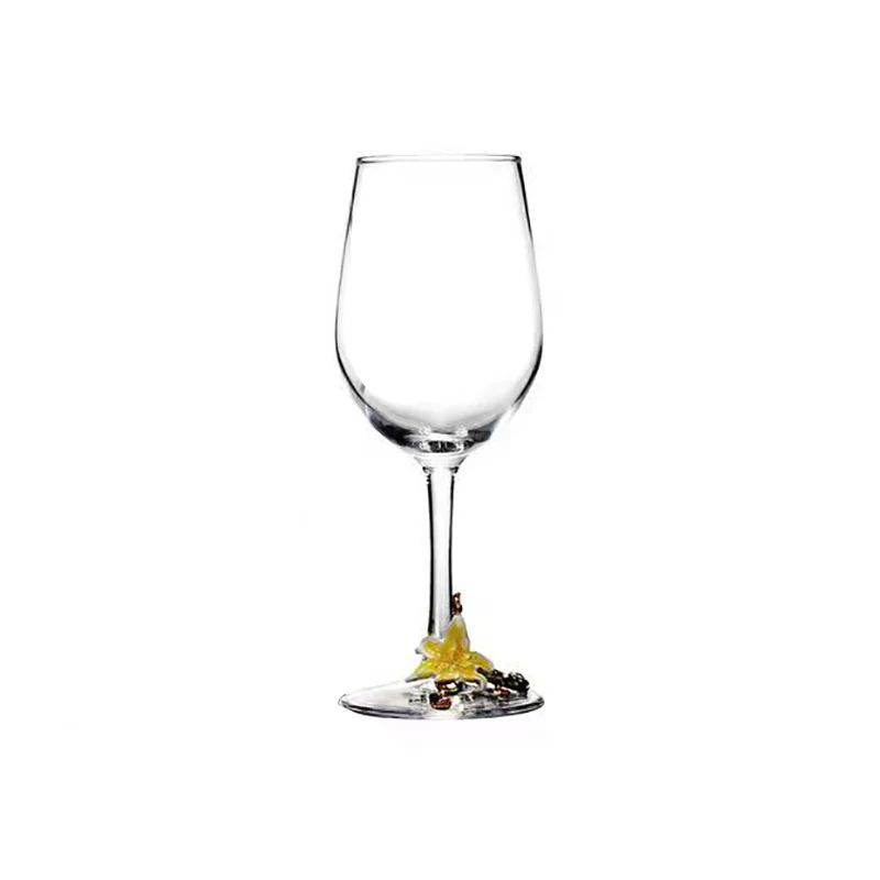 Taças de Cristal Criativas com Esmalte para Champagne Conjunto de Taças de Luxo Taças de Vinho Taça Vintage para Beber
