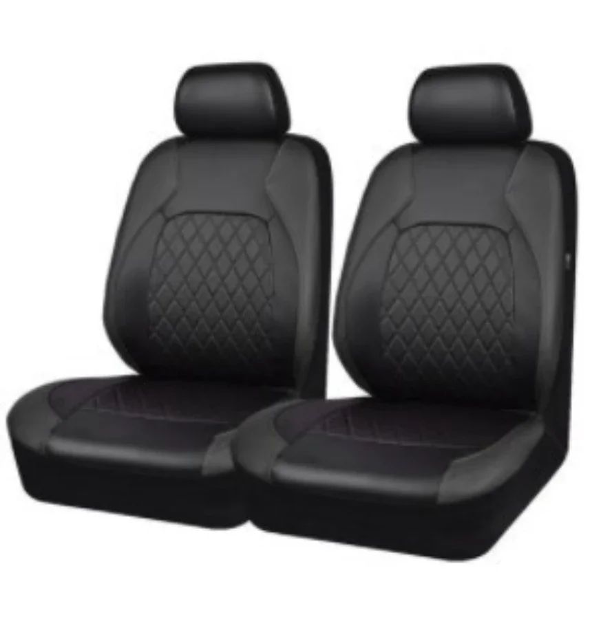 Capas de Assento de Carro em Couro PU Universal para a Maioria dos Carros, Compatíveis com Airbag, Acessórios de Interior de Carro, Almofada de Capa Dianteira/Traseira/Conjunto Completo