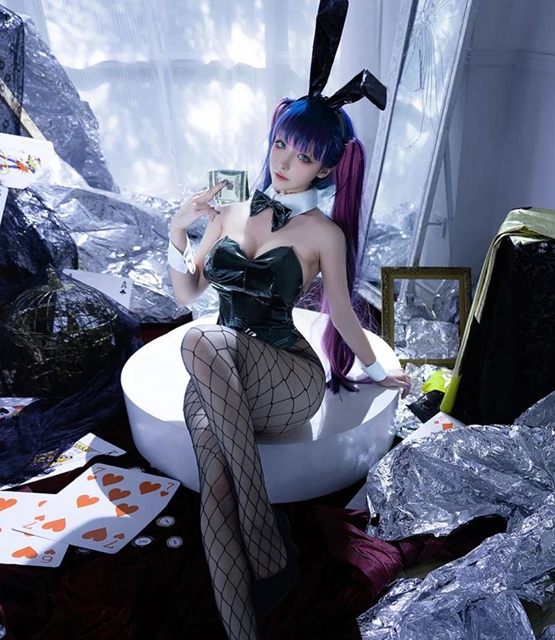 Panty&Stocking Cosplay Bunny Costumes Halloween Christmas Party Sets Uniform Suits
