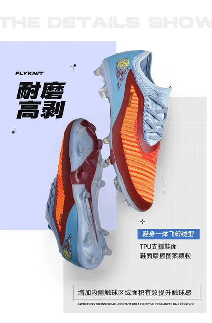 Men Soccer Shoes Original Fast Professional Unisex Cleats Low Cut Football Field Boot Non Slip Comfortable Outdoor Sneaker Match