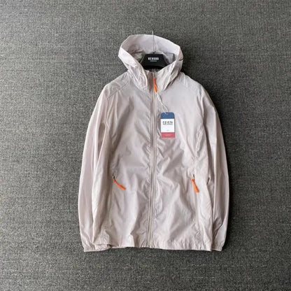 Adults Ultrathin Ultralight Clear Quick Dry Sun-Protective Breathable Camping Running Cycling Beach Jacket Skin Coat Windbreaker